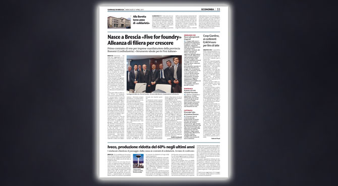 Giornale di Brescia, 27 Aprile 2011 (pdf)
