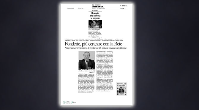 Il Giorno, 27 Aprile 2011 (pdf)