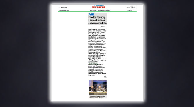 Il Giorno, 4 Aprile 2012 (pdf)