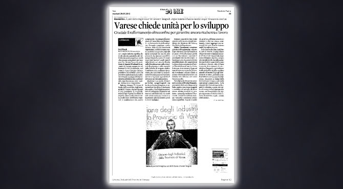 Il sole 24 ORE, 29 Maggio 2012 (pdf)