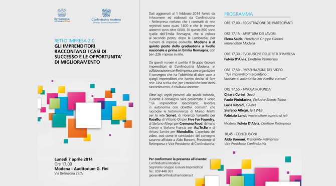 RETI D'IMPRESA 2.0
